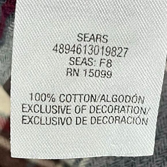 Outdoor Life Men's Western-Style Flannel Plaid Button Down Shirt Large - Picture 9 of 10